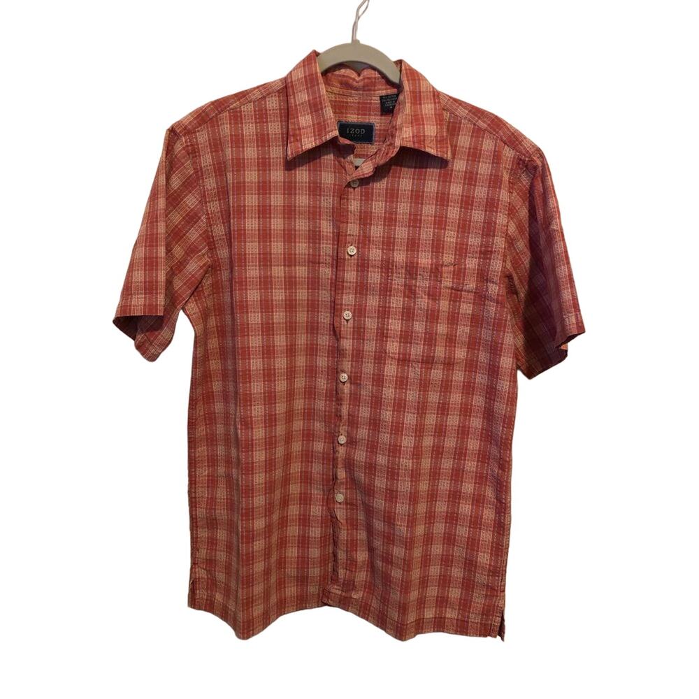 Izod button up blouse size M
